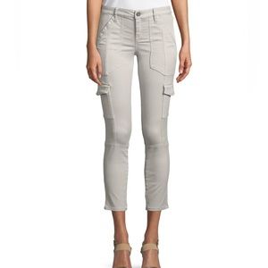 NWT Joie Okana Skinny Cargo Pants Soft Cement